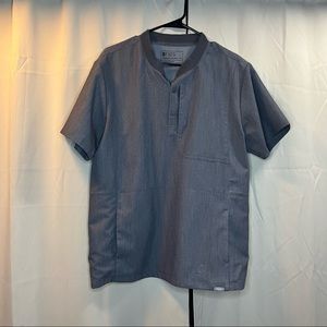 Mens limited edition scrub top style in graphite